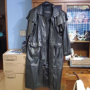 Men's leather duster